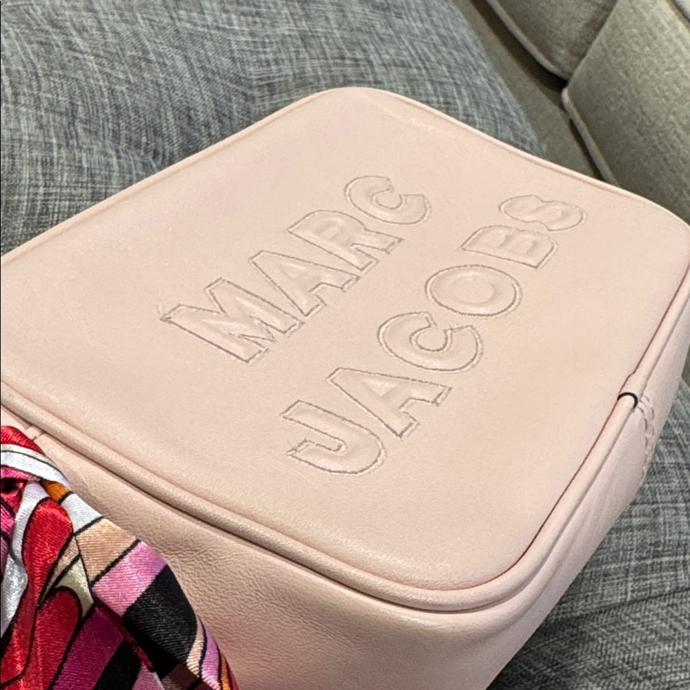 Marc Jacobs Bag Flash Pink Leather Camera Crossbody - Picture 16 of 17